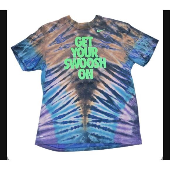 Nike Get Your Swoosh On Tie-Dye Tee - Picture 1 of 3